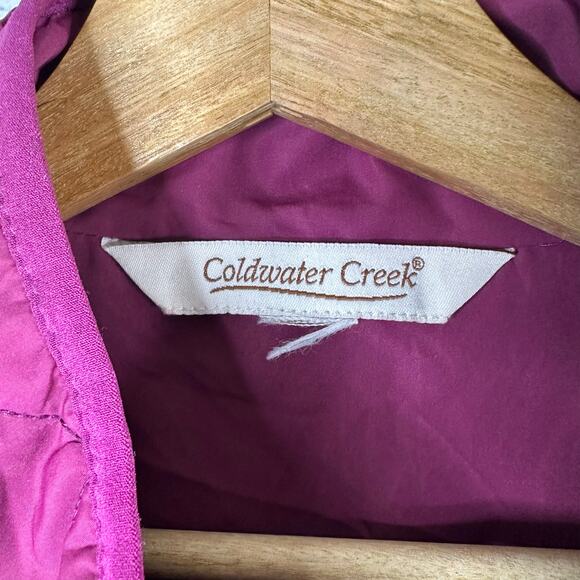 Coldwater Creek Womens size XL Quilted Zip Up Vest - Picture 5 of 5